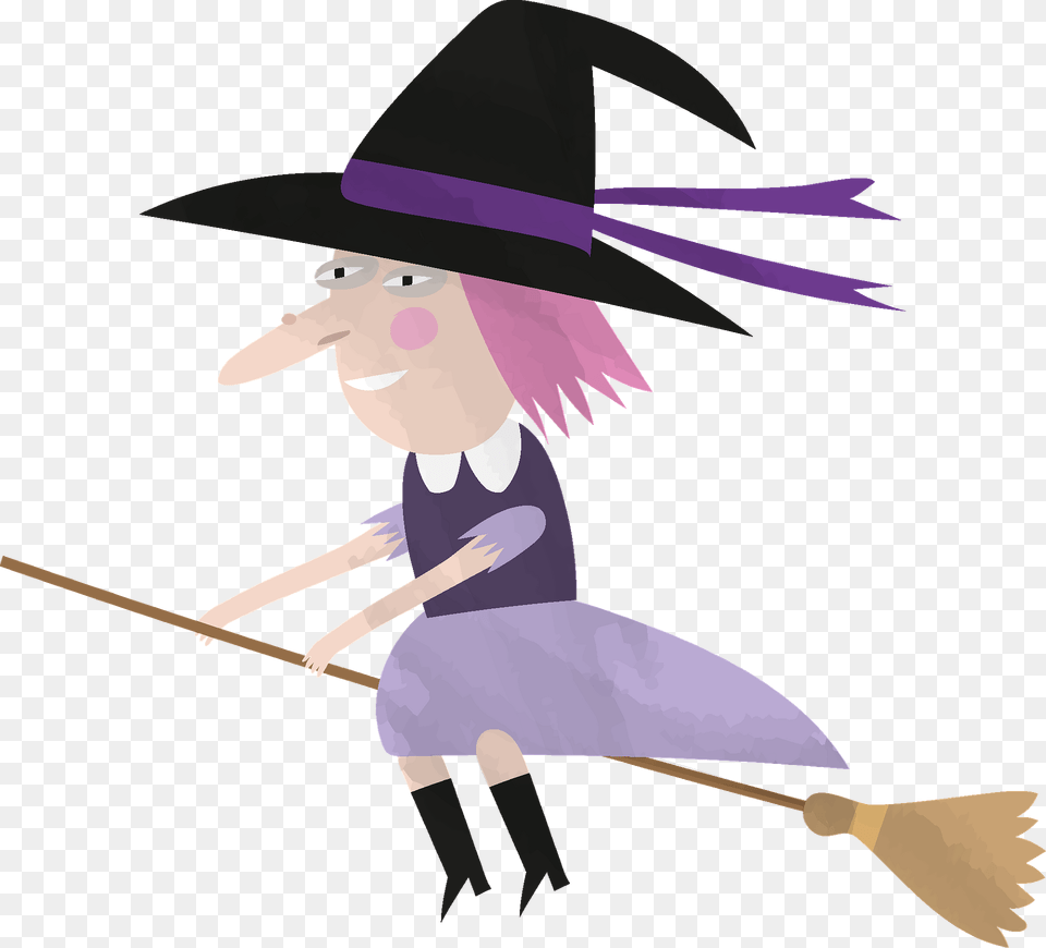Witch Clipart, Hat, Clothing, Face, Person Png Image