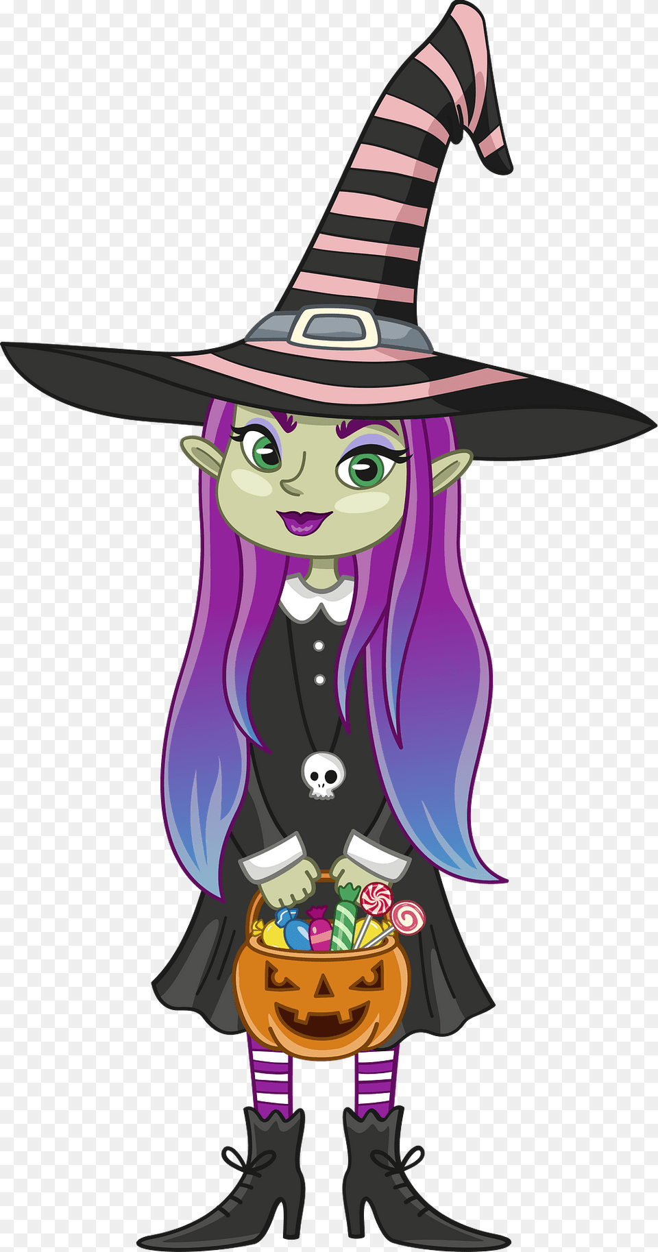 Witch Clipart, Person, Face, Head, Book Free Png