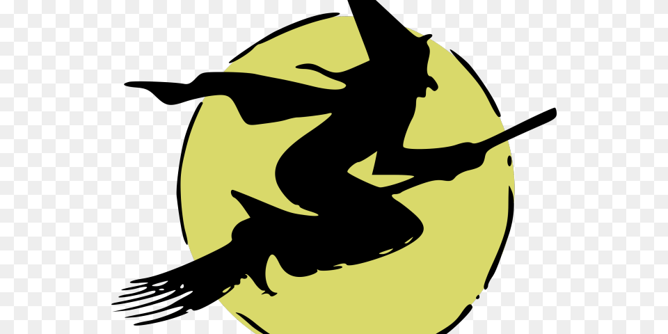Witch Clipart Flying Witch Witch Moon Clip Art, Person Free Transparent Png
