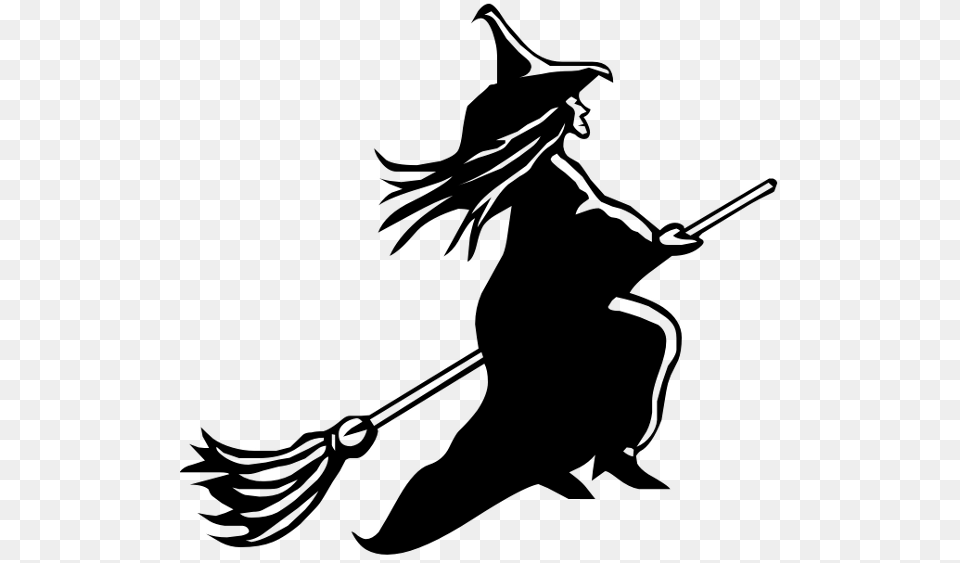 Witch Cliparts, Gray Png