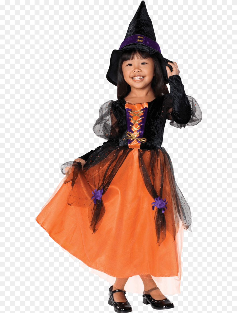 Witch Costume Pretty Witch Costume Child, Person, Clothing, Hat, Adult Png Image