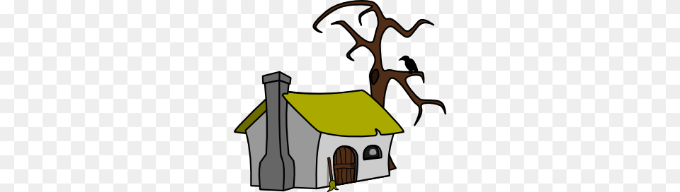 Witch Cottage Clip Art, Rural, Architecture, Outdoors, Building Free Png
