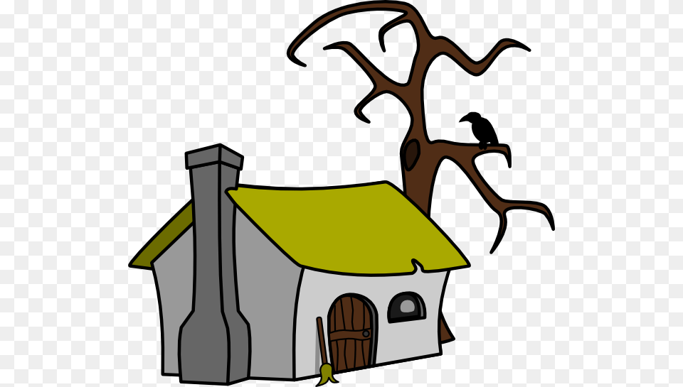 Witch Cottage Clip Art Vector, Hut, Architecture, Rural, Building Free Png