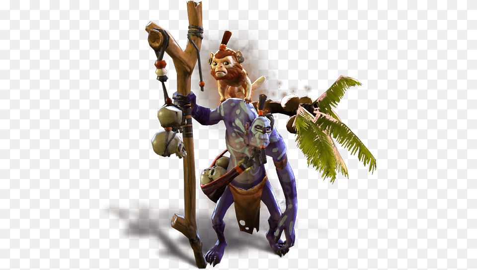 Witch Doctor Immortal Witch Doctor Dota, Figurine, Baby, Person Free Png