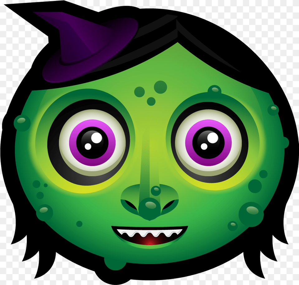 Witch Face, Green, Art, Graphics Free Png