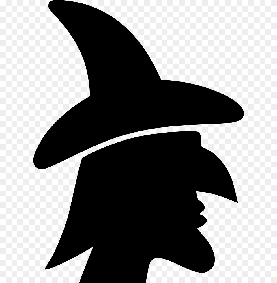 Witch Fish, Clothing, Hat, Silhouette, Stencil Free Png Download