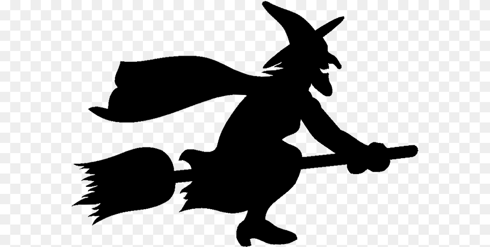 Witch Flying Graphics, Silhouette, Stencil, Adult, Female Png Image