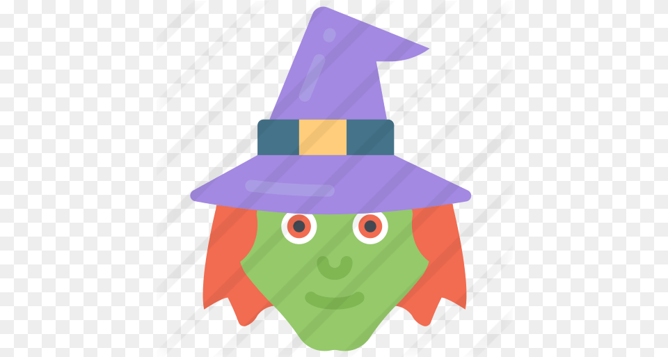 Witch Halloween Icons Cartoon, Clothing, Hat, People, Person Free Png Download