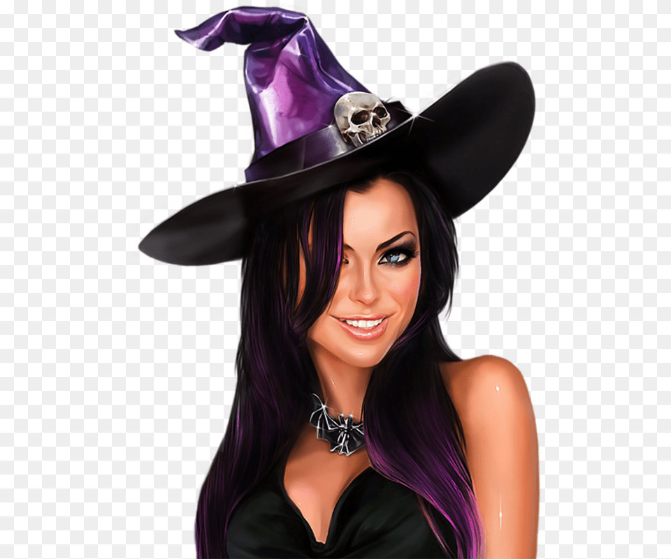 Witch Halloween Tube Verymany Halloween, Adult, Clothing, Female, Hat Png Image