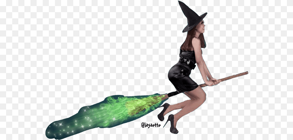 Witch Halloween Wicked Wickedwitch Broomstick Illustration, Clothing, Costume, Person, Adult Png Image