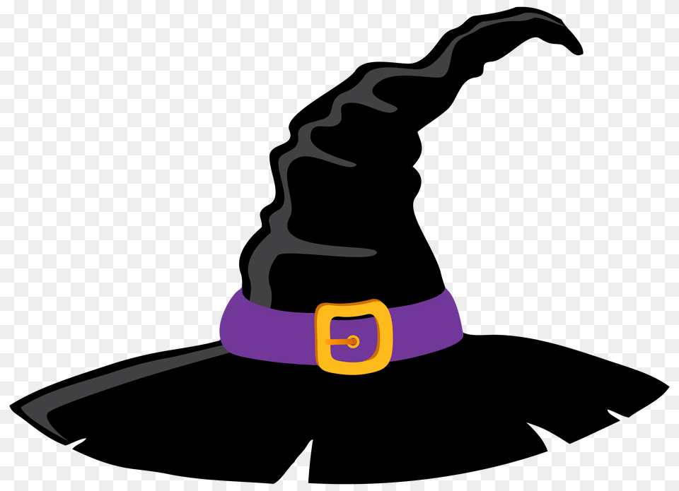 Witch Hat And Purple Clipart, Accessories, People, Person, Clothing Png