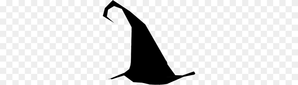 Witch Hat Clip Art, Gray Png