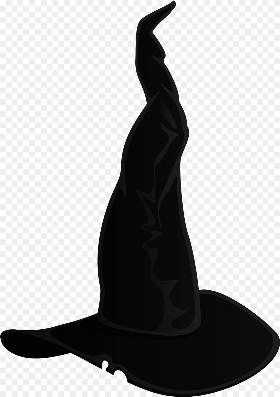 Witch Hat Clipart, Clothing, Silhouette, Long Sleeve, Sleeve Png Image