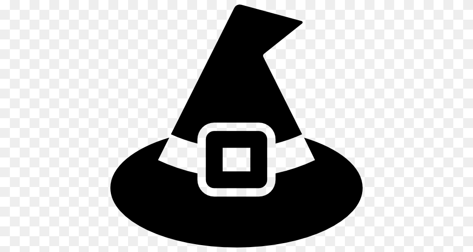 Witch Hat Clipart, Gray Free Transparent Png