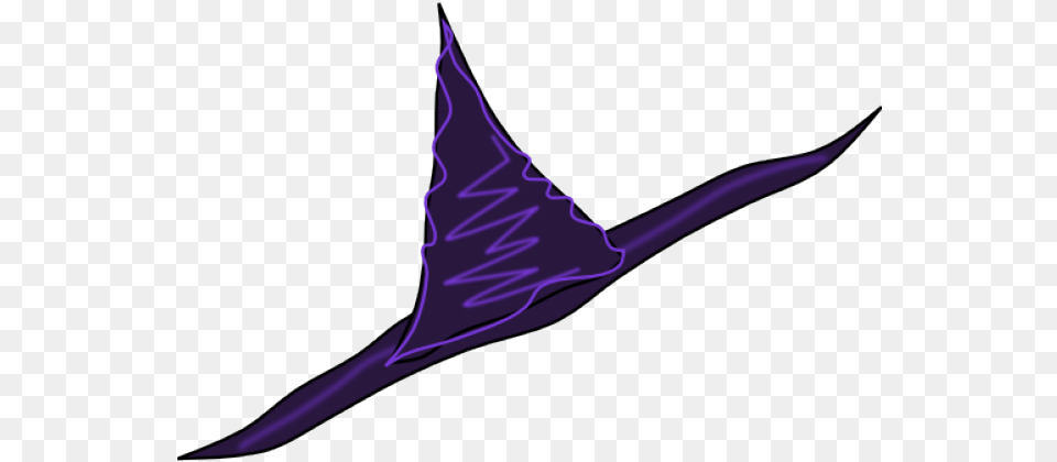 Witch Hat Clipart Transparent Clip Art, Purple, Animal, Fish, Sea Life Free Png