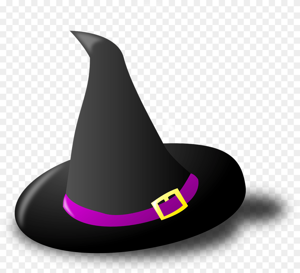 Witch Hat Clipart Transparent Halloween Witch Hat Cartoon, Clothing Png