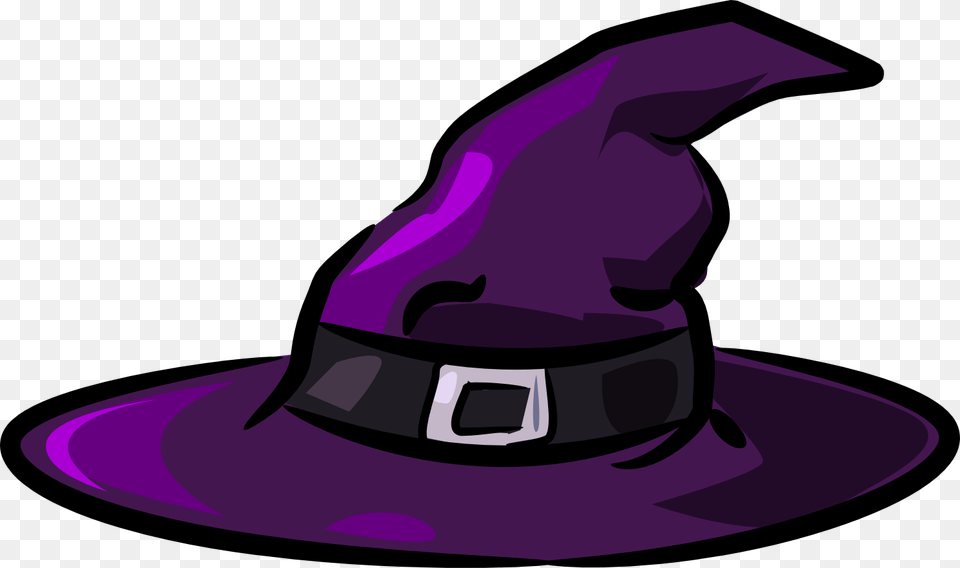 Witch Hat Halloween Witchcraft Clip Art Halloween Cartoon Witch Hat, Clothing, Purple, Plant, Lawn Mower Png Image