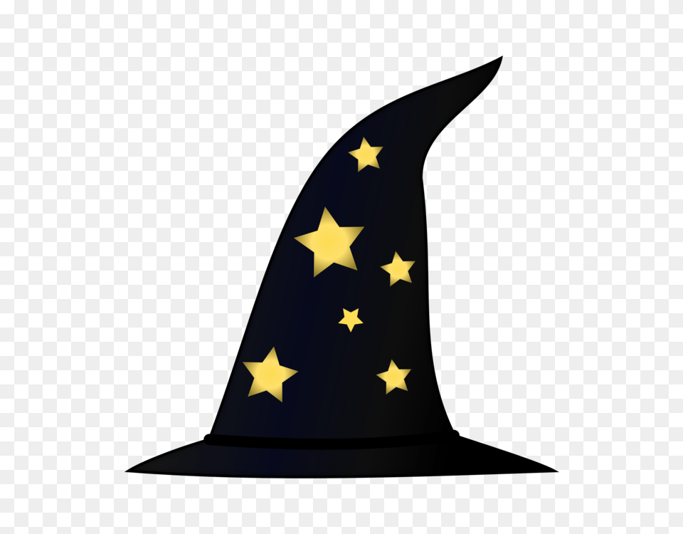 Witch Hat Magician Witchcraft, Lighting, Star Symbol, Symbol, Flag Free Png