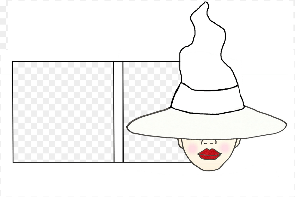 Witch Hat Template Cartoon, Clothing, Sun Hat, Face, Head Png