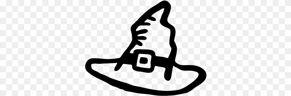 Witch Hat Vector Icon, Gray Png Image