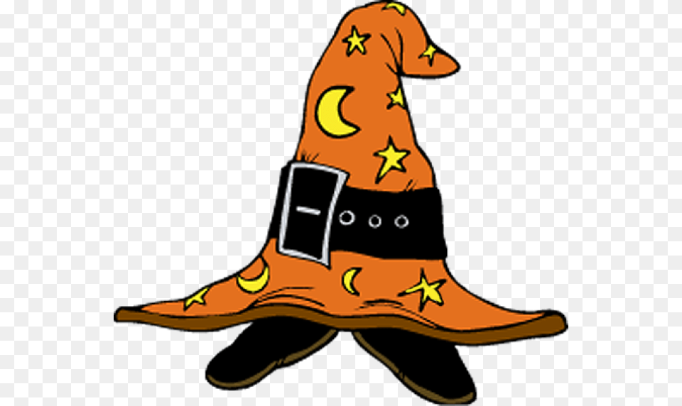Witch Hat Witch Feet Clipart Kid Orange Witch Hat Clipart, Clothing, Animal, Fish, Sea Life Free Transparent Png
