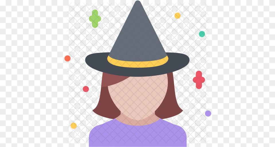 Witch Icon Clip Art, Clothing, Hat, Adult, Female Free Png Download