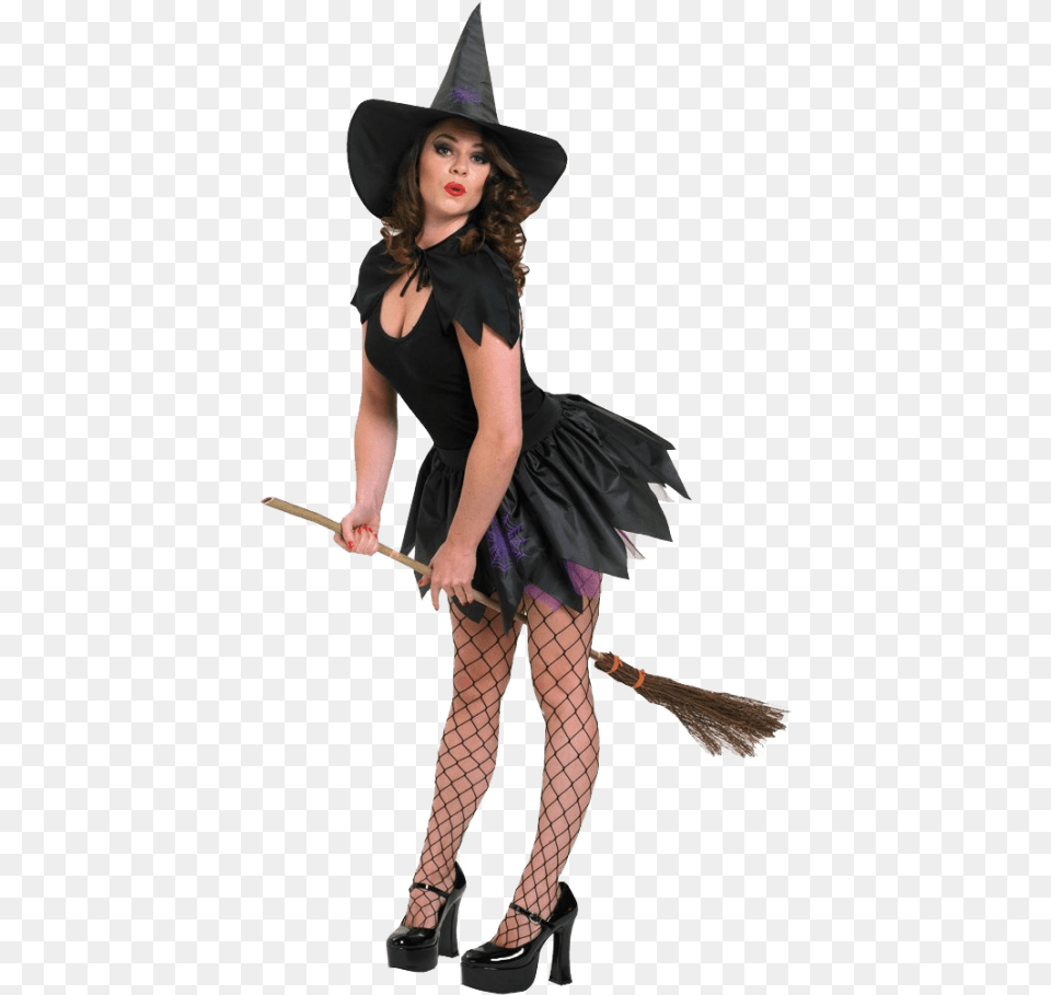 Witch Image Disfraz De Bruja Para Mujer Con Tutu, Clothing, Costume, Person, Hat Free Png Download