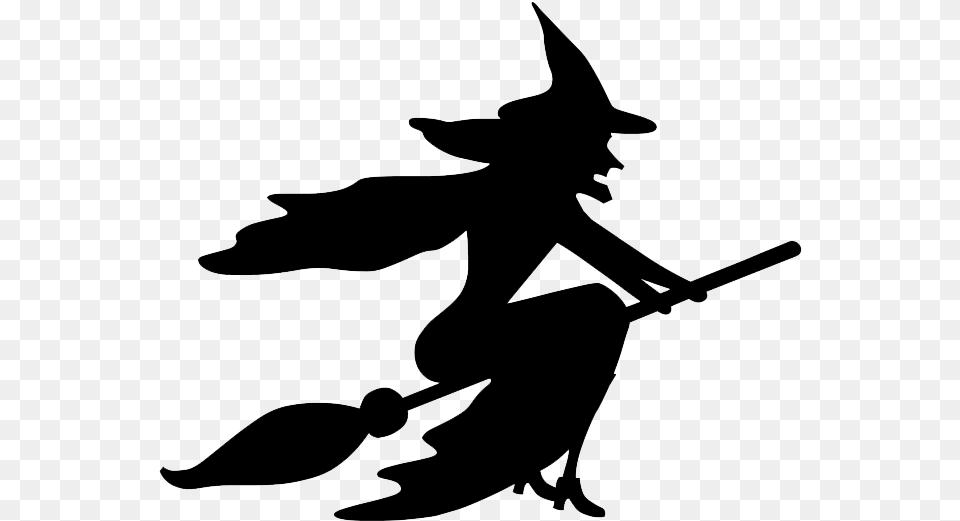 Witch Witch, Stencil, Silhouette, Person Png Image