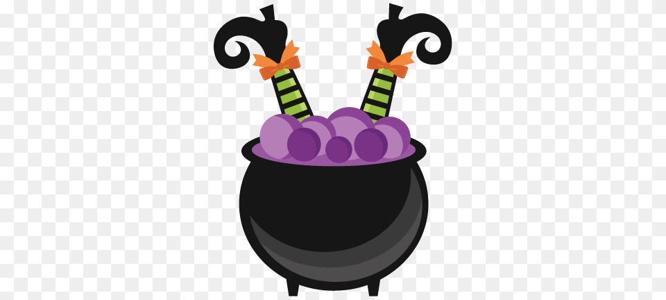 Witch In Cauldron Scrapbook Cute Clipart, Cookware, Pot, Dynamite, Weapon Free Png