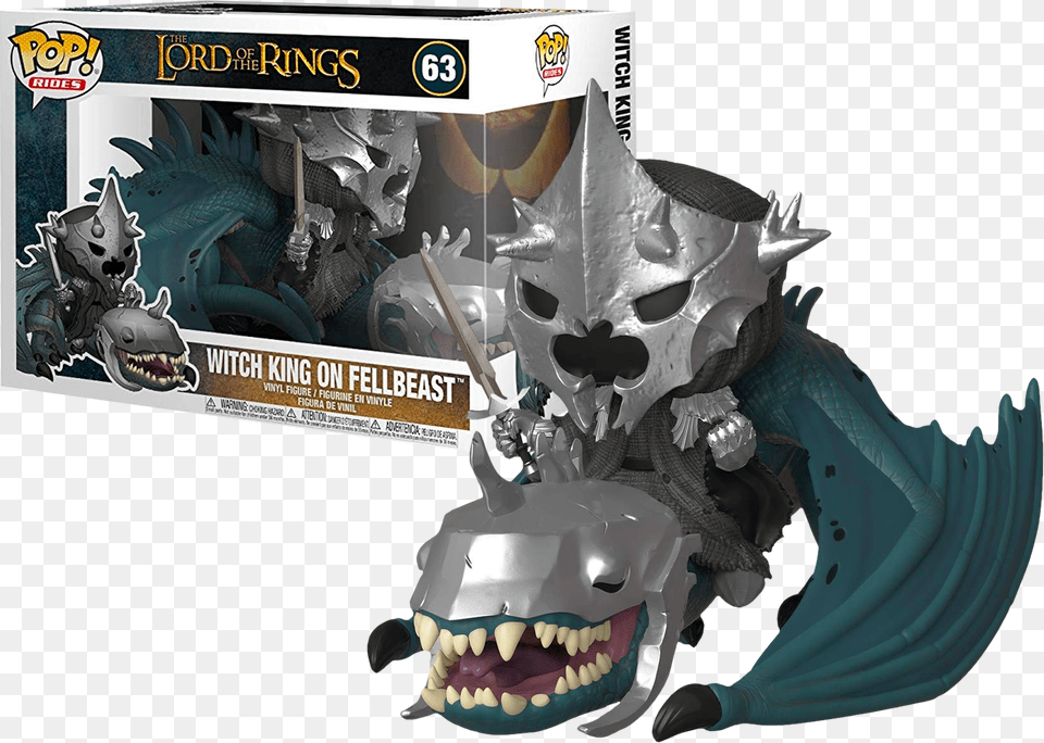 Witch King And Fell Beast Pop, Animal, Fish, Sea Life, Shark Free Png
