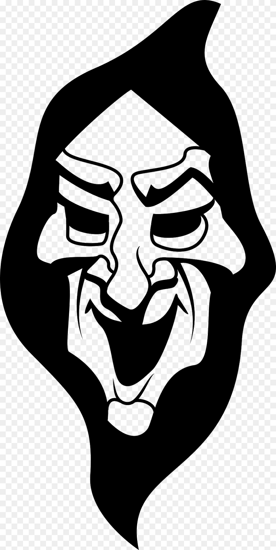 Witch Mask Clipart, Person, Stencil, Face, Head Free Transparent Png