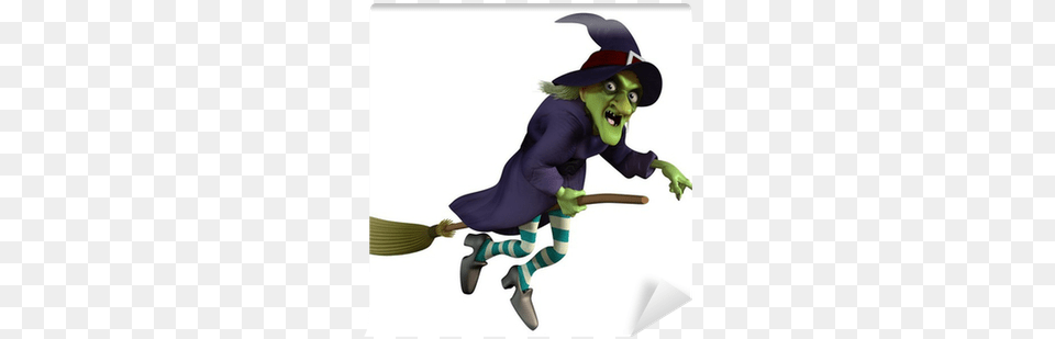 Witch On A Broom, Baby, Person, Clothing, Glove Png Image