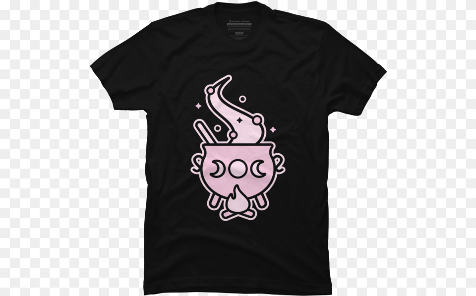 Witch S Cauldron Illustration, Clothing, T-shirt, Cream, Dessert Free Transparent Png