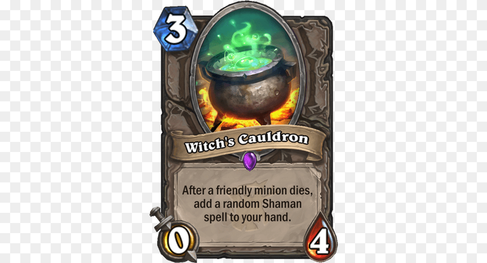 Witch S Cauldron Witch Cauldron Hearthstone, Dish, Food, Meal, Advertisement Png Image