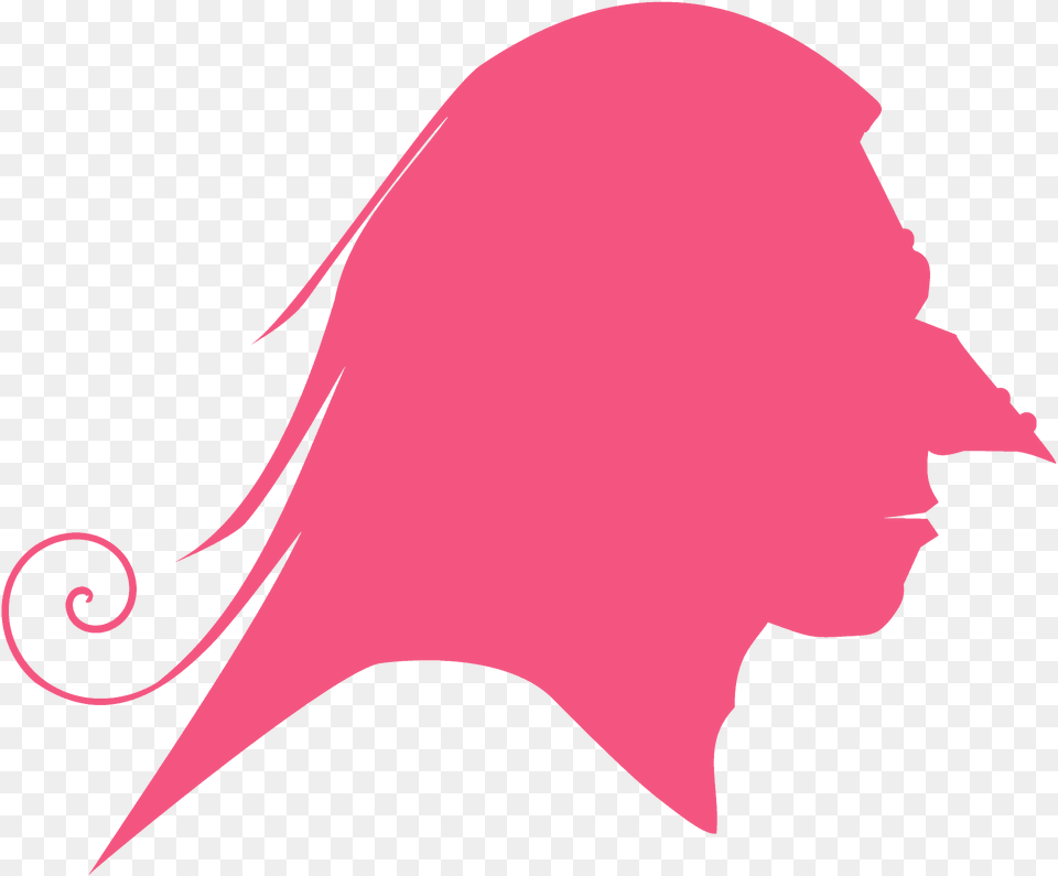 Witch Side Profile Silhouette, Art, Graphics, Animal, Fish Free Transparent Png
