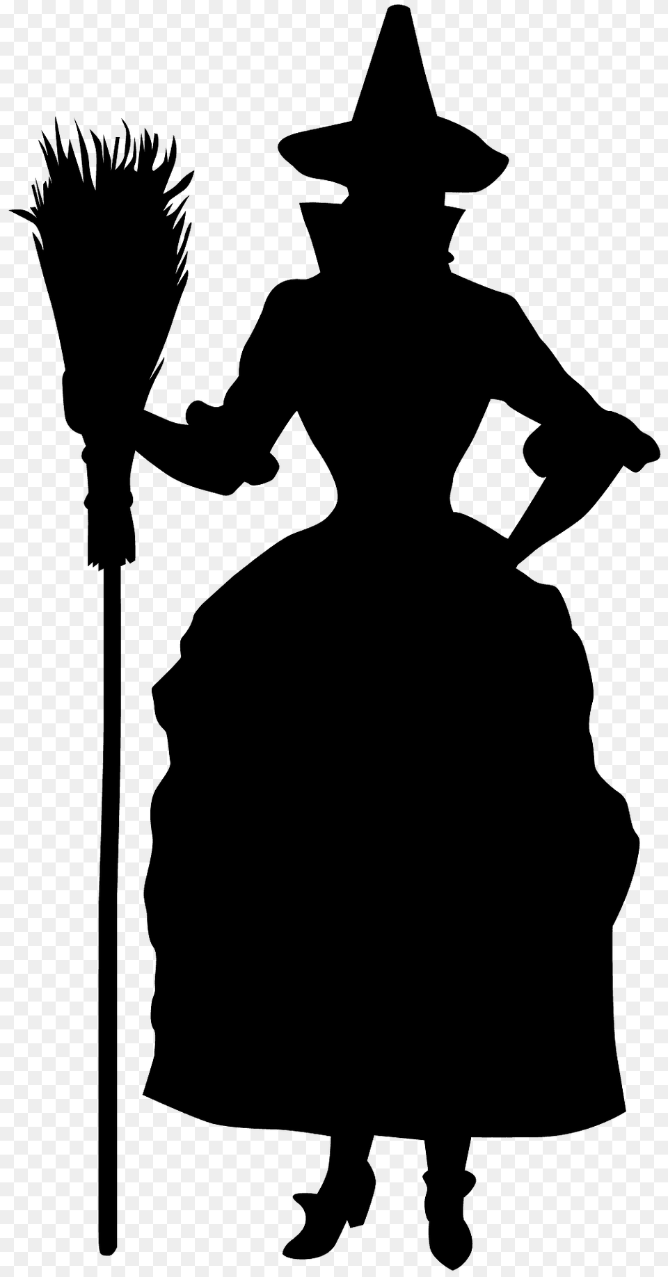 Witch Silhouette, Adult, Female, Person, Woman Png