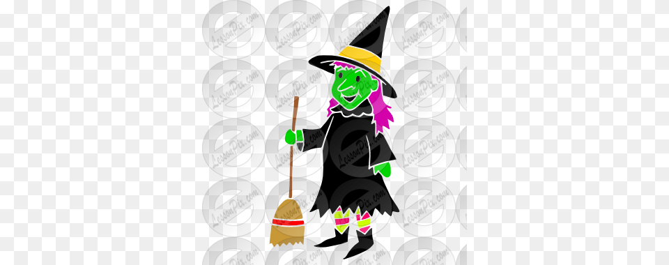 Witch Stencil For Classroom Therapy Use, Cleaning, Person, People, Disk Png