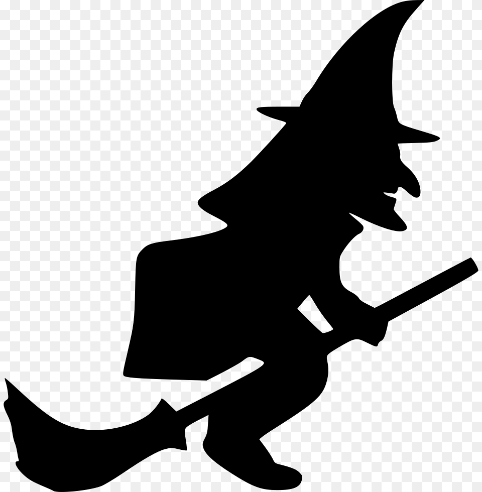 Witch Witch Icon, Silhouette, Stencil, Animal, Fish Free Transparent Png