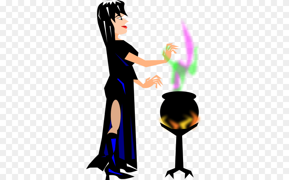 Witch With Cauldron Clip Arts For Web, Adult, Female, Person, Woman Free Transparent Png