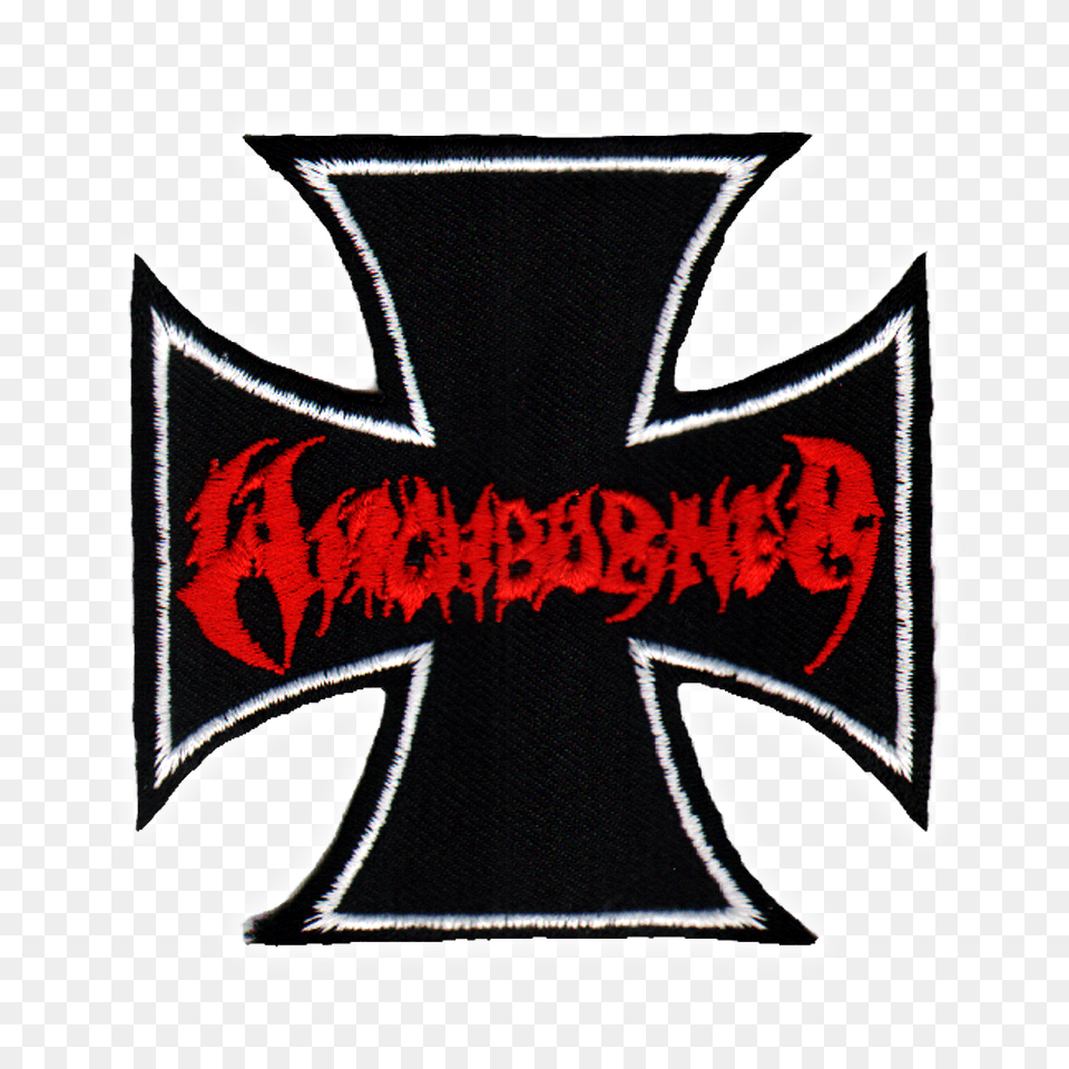Witchburner Official Patch Bandlogo Iron Cross Sew On Teutonic, Logo, Emblem, Symbol, Text Free Png Download