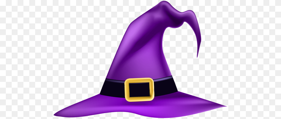 Witchcraft Clipart Witch Hat, Clothing, Purple, Accessories Png Image