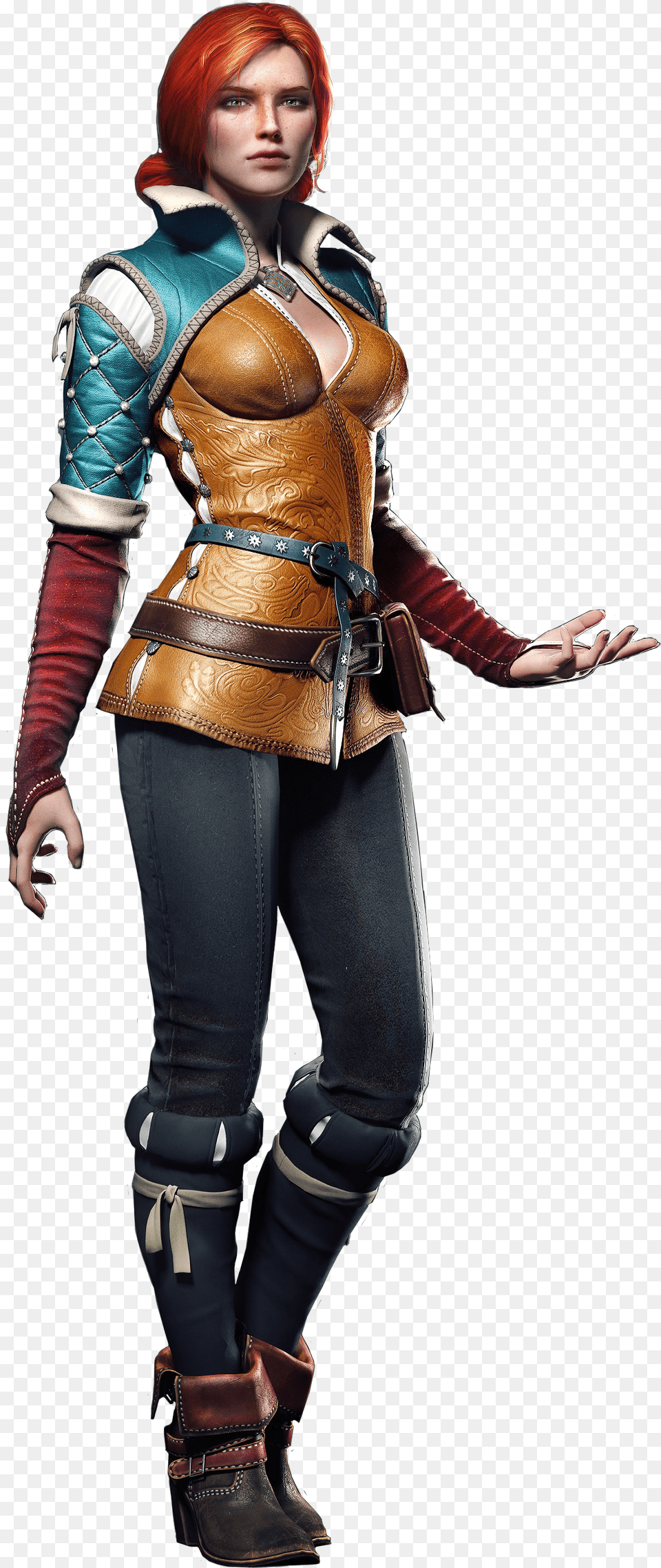 Witcher Logo The Clipart Clipartlook Witcher 3 Triss Costume, Person, Clothing, Adult, Female Free Png