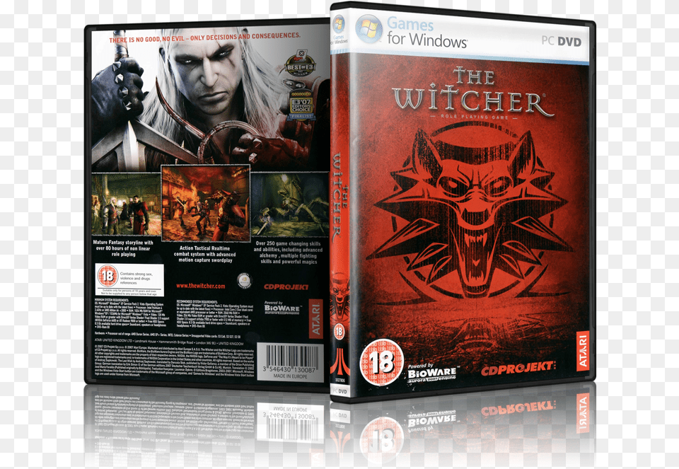 Witcher Pc Cover, Publication, Book, Adult, Person Free Png