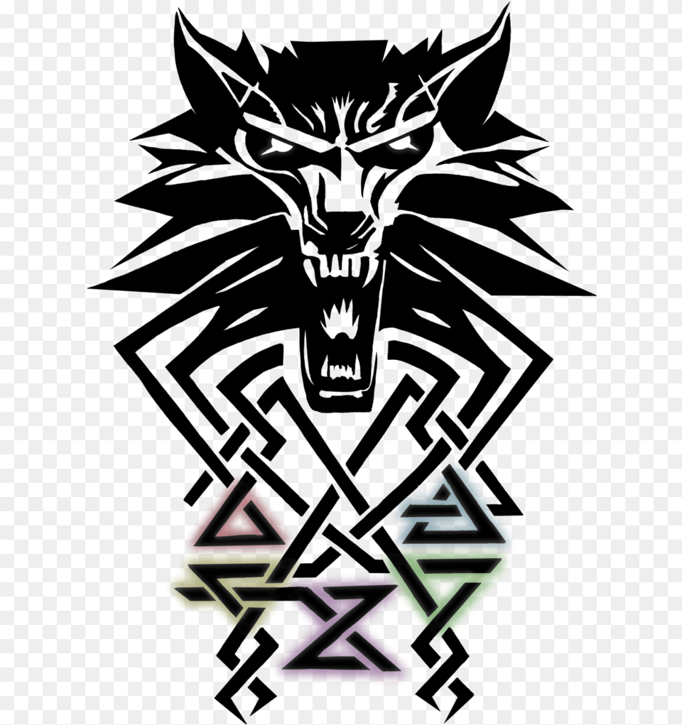 Witcher Photo Witcher White Wolf Medallion, Recycling Symbol, Symbol, Art Free Png Download