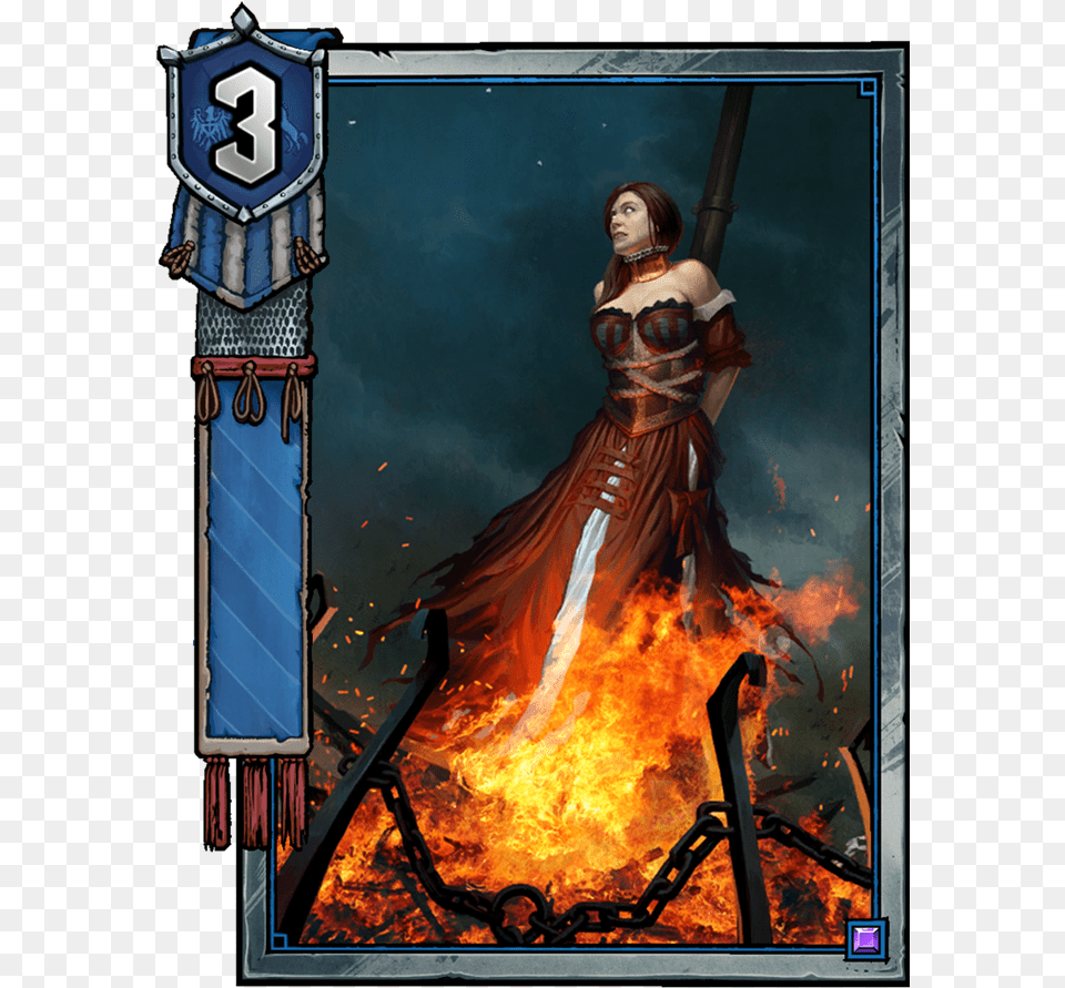 Witcher Sabrina Glevissig Card, Flame, Fire, Wedding, Person Free Transparent Png