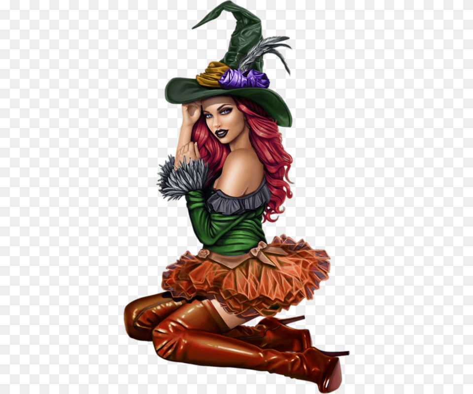 Witches And Vampires Clipart, Book, Clothing, Comics, Costume Png Image