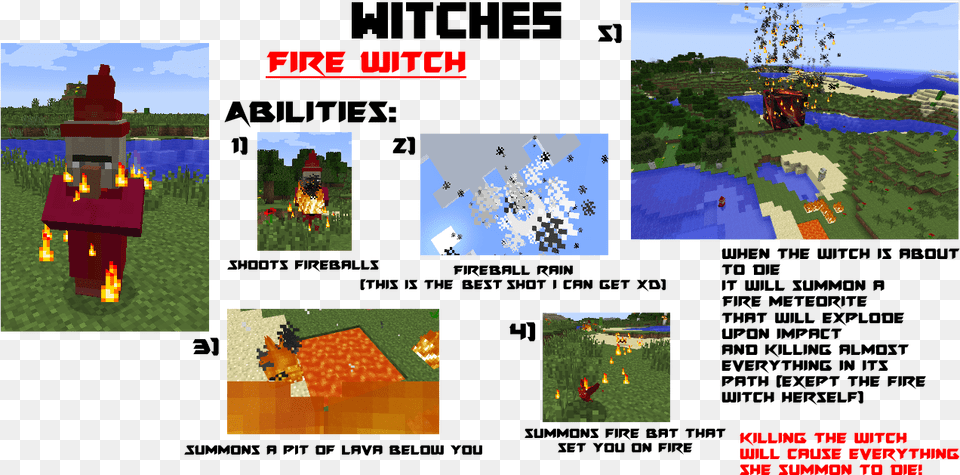 Witches Fire Witch Witch Mod Minecraft, Plant, Vegetation, Art, Collage Free Transparent Png
