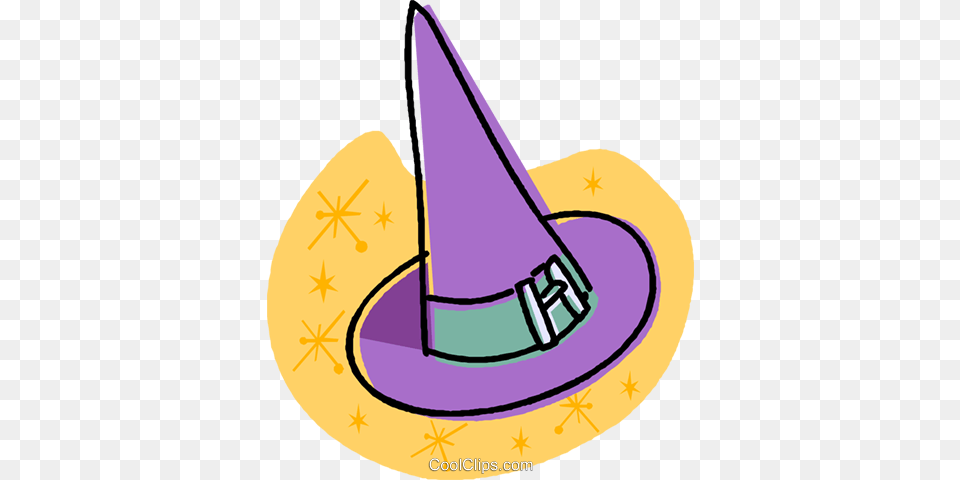 Witches Hat Royalty Vector Clip Art Illustration, Clothing Png Image
