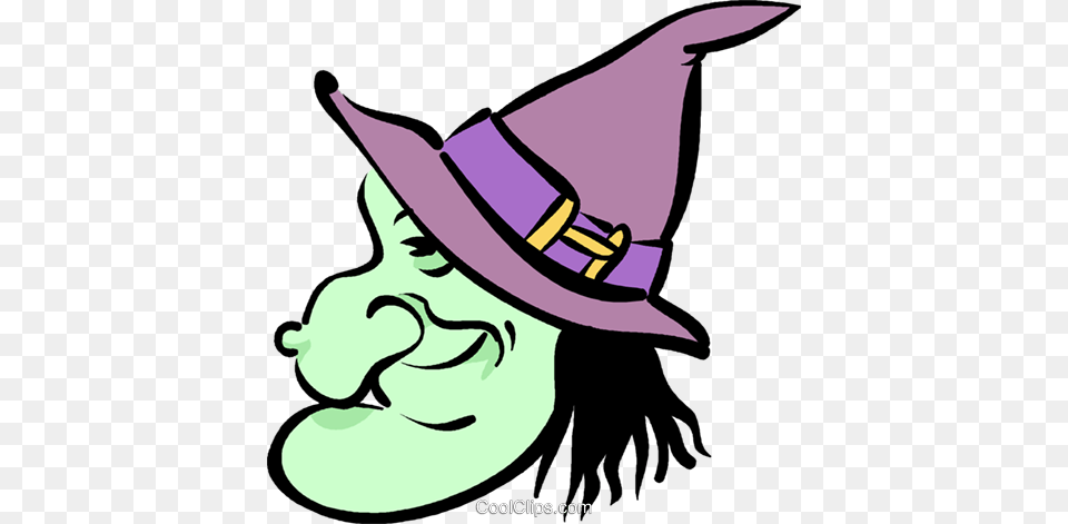 Witches Royalty Vector Clip Art Illustration, Clothing, Hat, Purple, Sun Hat Free Png Download