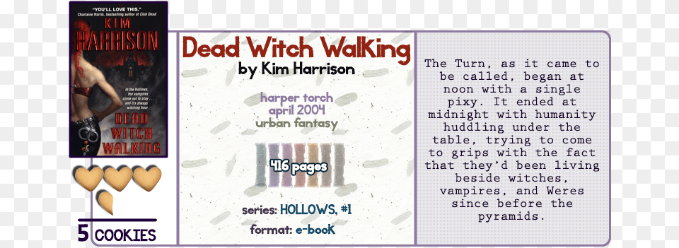 Witches Vampires Weres Oh My Dead Witch Walking Paperback, Advertisement, Poster, Person, Text Png Image